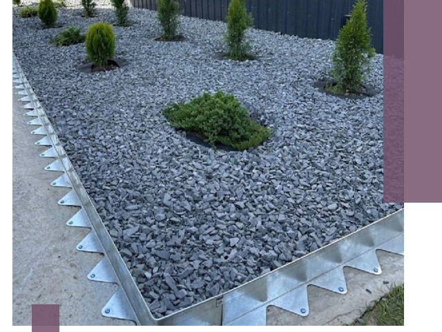 Оцинкованные металлические бордюры под заказ в Калининграде