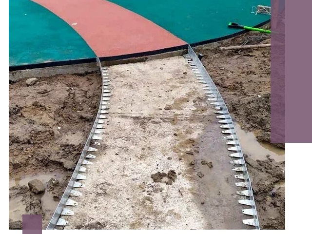 Металлические бордюры для дорожек в Калининграде — монтаж и изготовление