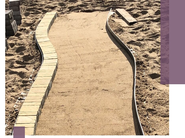 Металлические бордюры для тротуаров в Калининграде — прочные и долговечные