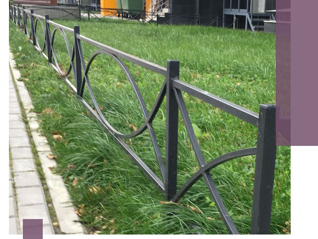 Газонные ограждения из металла в Калининграде — монтаж и продажа