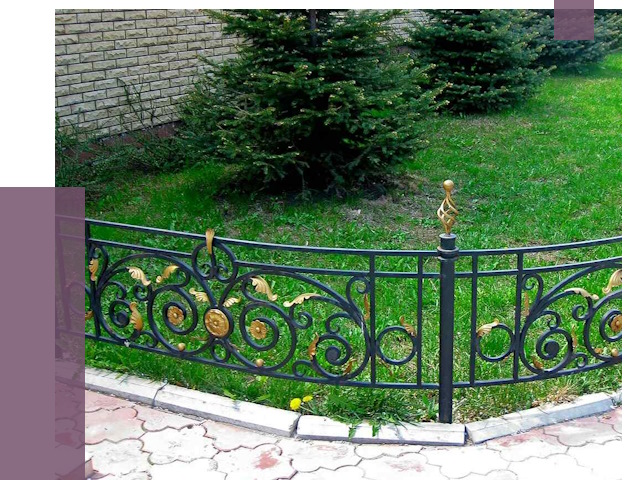 Кованые газонные ограждения в Калининграде от 7538 руб. — ПРОЛЁТ-Клн