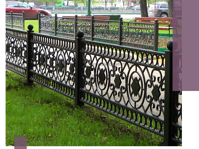 Секционные газонные ограждения под ключ в Калининграде