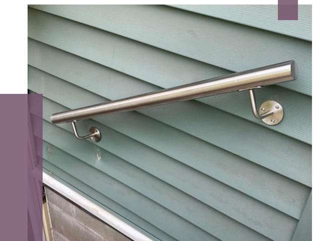 Поручни из нержавеющей стали в Калининграде от 7589 руб.  | ПРОЛЁТ-Клн